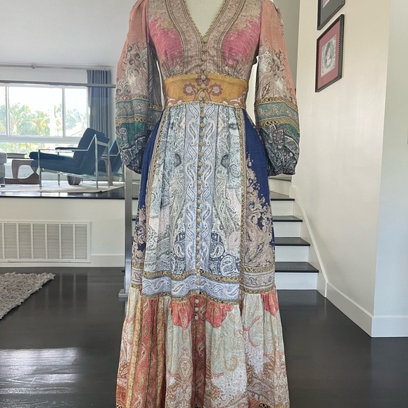 Zimmermann Dresses & Skirts - Elegant Multicolor Bohemian Maxi Dress
